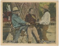 7r1092 GALLOPING LOVER LC 1929 Cliff Tex Lyons is tied to a tree by two bad guys, ultra rare!