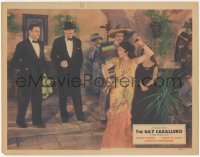 7r1097 GAY CABALLERO LC 1932 George O'Brien & Victor McLaglen watch Conchita Montenegro dancing!