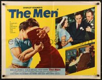 7t0437 MEN style A 1/2sh 1950 very first Marlon Brando, Jack Webb, directed by Fred Zinnemann!