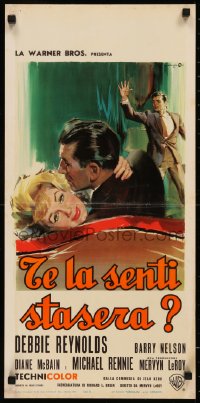 7t1005 MARY MARY style B Italian locandina 1965 Debbie Reynolds, Barry Nelson, Cesselon art!