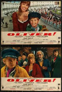 7t0719 OLIVER group of 10 Italian 19x27 pbustas 1968 Charles Dickens, Mark Lester, Shani Wallis!