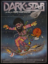 7y0873 DARK STAR French 1p 1980 John Carpenter & Dan O'Bannon, different Lynch Guillotin art!