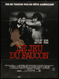 7y0911 FALCON & THE SNOWMAN French 1p 1985 Sean Penn, Timothy Hutton, John Schlesigner directed!