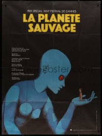 7y0915 FANTASTIC PLANET French 1p 1973 wacky sci-fi cartoon, Cannes winner, cool artwork!