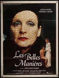 7y0919 FINE MANNERS French 1p 1978 Helene Surgere, Emmanuel Lemoine & naked man, rare!