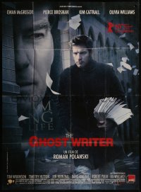 7y0939 GHOST WRITER French 1p 2010 Roman Polanski directed, Ewan McGregor & Pierce Brosnan!