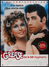 7y0952 GREASE French 1p R1998 John Travolta & Olivia Newton-John in a most classic musical!