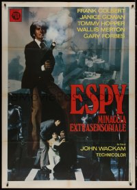 7y0561 ESPY Italian 1p 1975 Jun Kukuda's Esupai, Hiroshi Fujioka, Japanese sci-fi!