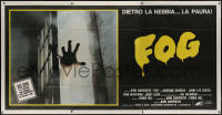 7y0337 FOG Italian 3p 1980 John Carpenter, great horror image of hand reaching through door!