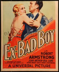 7y0240 EX-BAD BOY WC 1931 great close up of sexy Jean Arthur & Robert Armstrong, ultra rare!