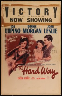 7y0256 HARD WAY WC 1942 you'll never believe smoking Ida Lupino & Joan Leslie are sisters!