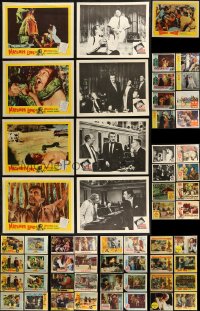 7z0361 LOT OF 97 1960S LOBBY CARDS 1960s incomplete sets from a variety of different movies!