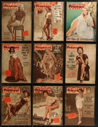 7z0448 LOT OF 9 1954 PICTUREGOER ENGLISH MOVIE MAGAZINES 1954 filled with great images & articles!