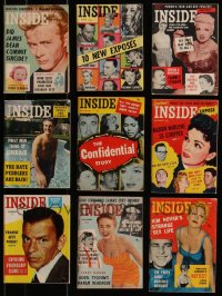 7z0514 LOT OF 9 INSIDE 4X6 DIGEST MAGAZINES 1950s filled with great images & articles!