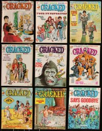 7z0517 LOT OF 9 CRACKED MAGAZINES 1975-1978 filled with great images & articles!