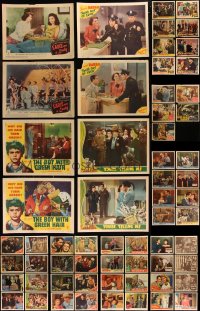 7z0362 LOT OF 93 1940S LOBBY CARDS 1940s incomplete sets from a variety of different movies!