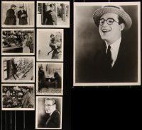 7z0174 LOT OF 9 8X10 STILLS FROM COMPILATION MOVIES OF SILENT FILMS 1960s Charlie Chaplin & Lloyd!