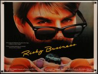 8a0588 RISKY BUSINESS French 24x32 1984 Tom Cruise in cool shades by Jouineau Bourduge!