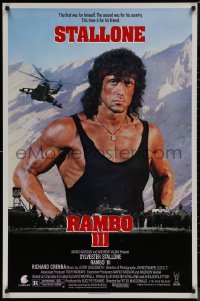 8a1056 RAMBO III 1sh 1988 Sylvester Stallone returns as John Rambo, this time is for his friend!