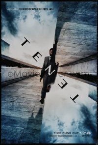 8a1139 TENET teaser DS 1sh 2020 Christopher Nolan time travel film starring John David Washington!