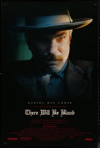 8a1146 THERE WILL BE BLOOD 1sh 2007 close-up of Daniel Day-Lewis, P.T. Anderson directed!