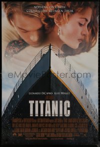 8a1150 TITANIC DS 1sh 1997 Leonardo DiCaprio, Kate Winslet, directed by James Cameron!