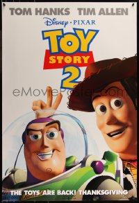 8a1160 TOY STORY 2 advance DS 1sh 1999 Woody, Buzz Lightyear, Disney and Pixar animated sequel!