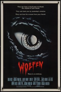 8a1185 WOLFEN int'l 1sh 1981 Albert Finney, Gregory Hines, Diane Venora, werewolf horror!