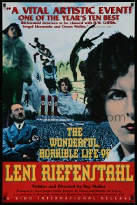 8a1195 WONDERFUL, HORRIBLE LIFE OF LENI RIEFENSTAHL 1sh 1993 Die Macht der Bilder, wild image!