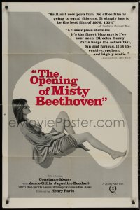 8f0948 OPENING OF MISTY BEETHOVEN 1sh 1976 Radley Metzger, sexy Constance Money in title role!