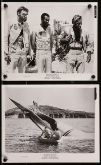 8g0401 PLANET OF THE APES 2 8x10 stills 1968 Charlton Heston crashed with Gunner and Burton!