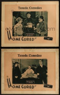 8g1194 HOME CURED 2 LCs 1926 Johnny Arthur, Virginia Vance, directed by Fatty Arbuckle, ultra rare!