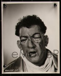 8g0249 HARDER THEY FALL 4 8x10 stills 1956 boxer Mike Lane in bloody fight makeup by Van Pelt!