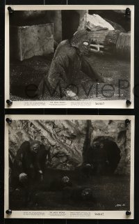 8g0222 MOLE PEOPLE 5 8x10 stills 1956 three with monsters emerging from ground + portrait of Agar!