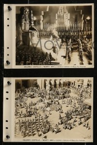 8g0309 NOAH'S ARK 3 8x11 key book stills 1929 great images of scenes with huge cast and sets!