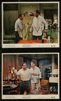 8g0451 ODD COUPLE 11 color 8x10 stills 1968 Gene Saks comedy, great images of Walter Matthau & Jack Lemmon!