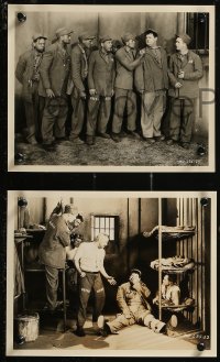 8g0313 PARDON US 3 8x10 stills 1931 scared convicts Stan Laurel & Oliver Hardy, The Rap, ultra rare!