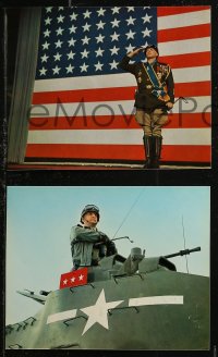 8g0435 PATTON 20 color 8x9.75 stills 1970 George C. Scott as legendary World War II general!