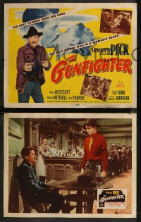 8g0682 GUNFIGHTER 8 LCs 1950 western cowboy Gregory Peck as Johnny Ringo, Jean Parker!