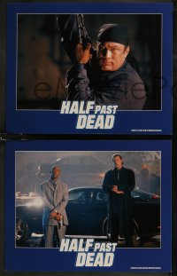 8g0684 HALF PAST DEAD 8 LCs 2002 great images of Steven Seagal, the good, the bad, and the deadly!