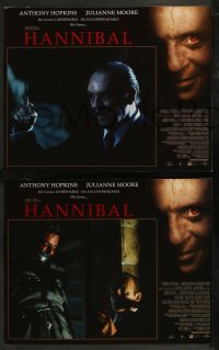 8g0549 HANNIBAL 12 LCs 2000 Anthony Hopkins as Dr. Lector, Julianne Moore, Ray Liotta!