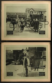 8g0893 HANSOM CABMAN 6 LCs 1924 Sennett, drunk Harry Langdon maries a woman he does not know!