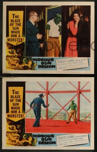 8g0687 HIDEOUS SUN DEMON 8 LCs 1959 great images, the blaze of the sun made him a MONSTER!