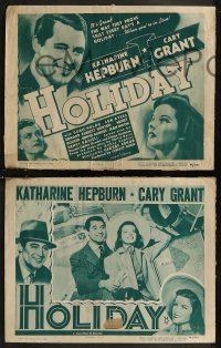 8g0689 HOLIDAY 8 LCs R1948 will Cary Grant choose gorgeous Katharine Hepburn or Doris Nolan?