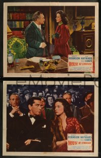 8g0936 HOUSE OF STRANGERS 5 LCs 1949 Edward G. Robinson, Richard Conte, Zimbalist Jr., Valentine!