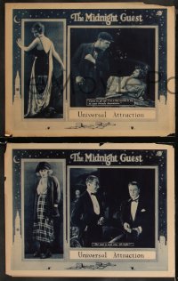 8g1087 MIDNIGHT GUEST 3 LCs 1923 house robber Grace Darmond, Mahlon Hamilton, ultra rare!