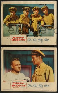 8g0730 MISTER ROBERTS 8 LCs 1955 Henry Fonda, James Cagney, William Powell, Jack Lemmon, John Ford!