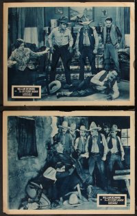 8g1092 MYSTERY RIDER 3 chapter 9 LCs 1928 Doomed western cowboy William Desmond, very rare!