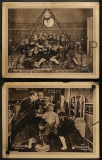 8g1093 NEWLY RICH 3 LCs 1922 directed by Charley Chase, Hal Roach, images of wacky Snub Pollard!