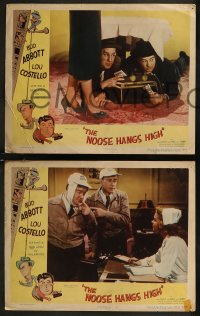 8g0949 NOOSE HANGS HIGH 5 LCs 1948 great images of wacky Bud Abbott & Lou Costello!